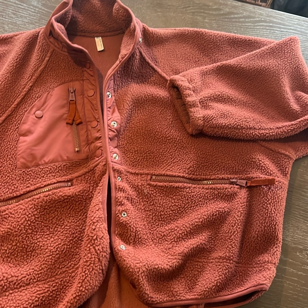 Free people movement hit the slopes fleece jacket